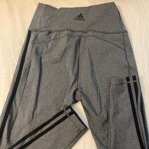Adidas 3 stripe workout pants
